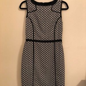 Laundry - Black and White Dress - Mid length
